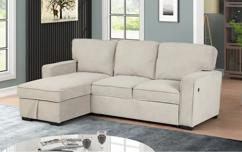 Comfortex  Lounger Fabric Sofa Cum Bed
