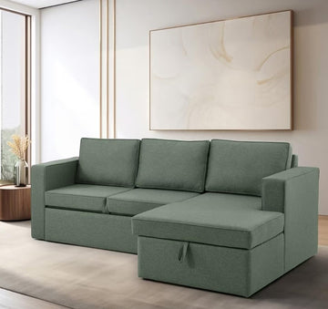 Comfortex L Shape Sofa Cum Bed with Storage.