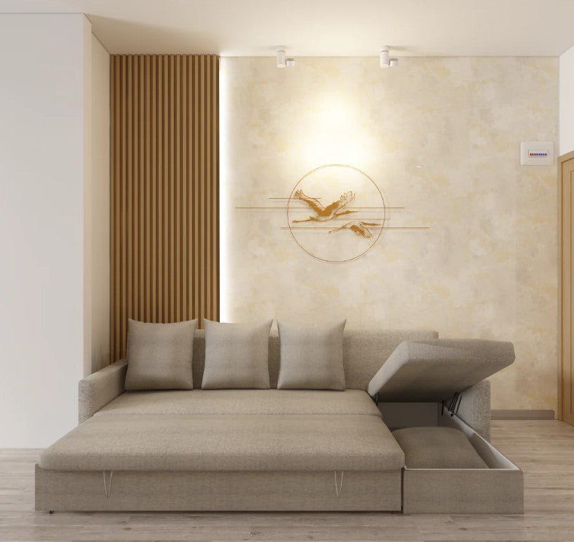 Comfortex L Shaped Sofa Cum Bed